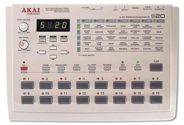 akai s20 sampler