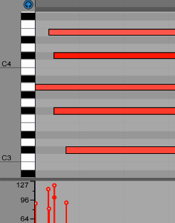 midi note start points