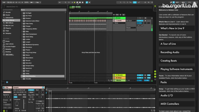 future garage vinyl noise effect in ableton live