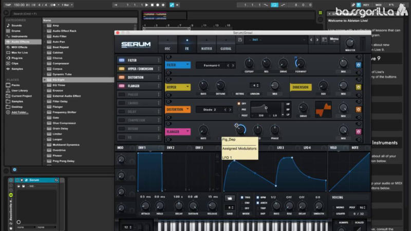 serum tutorial super growl bass in ableton live